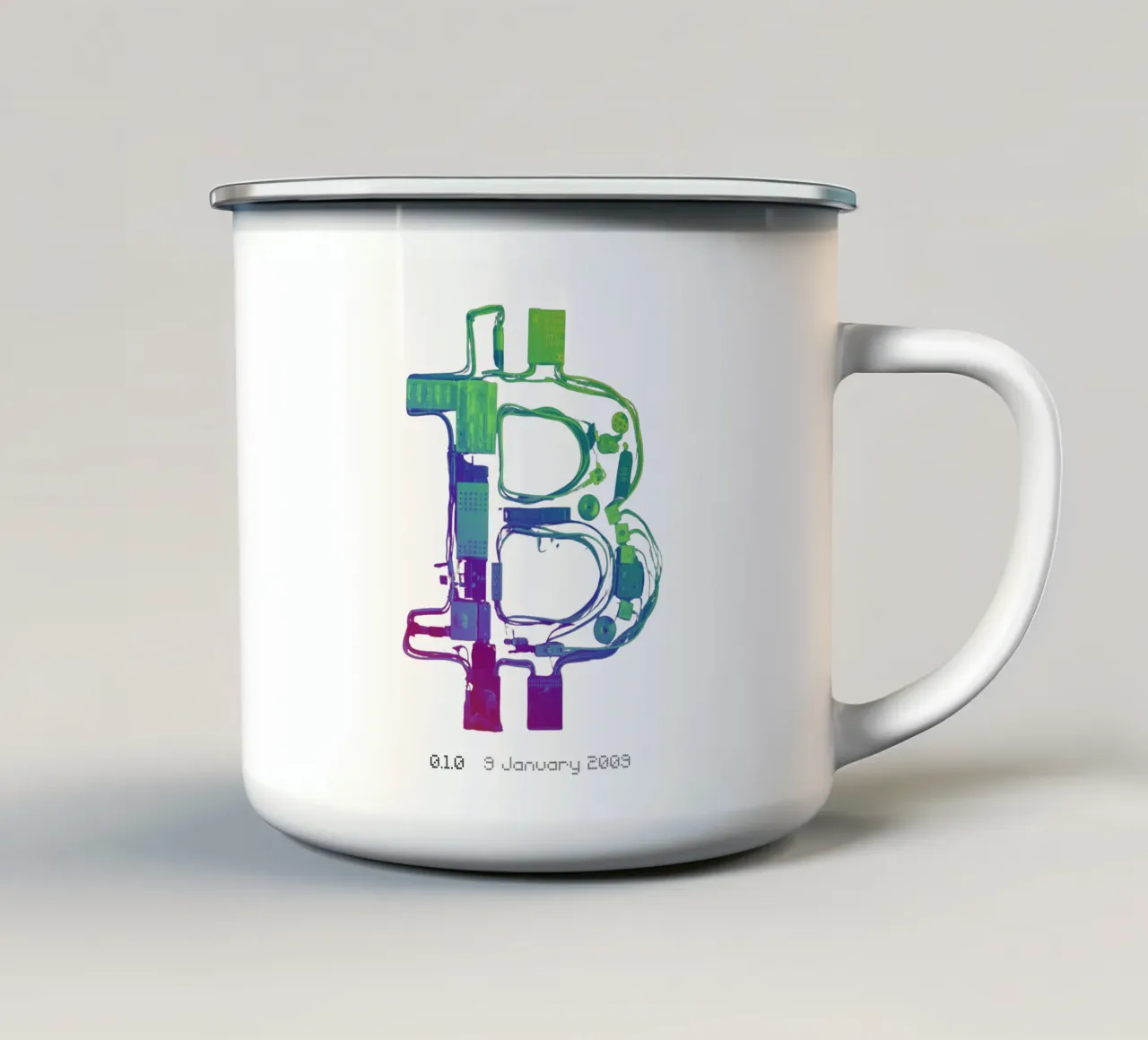 CableGuy_Rianow_XL tazza in smalto da Crypto_Jungle