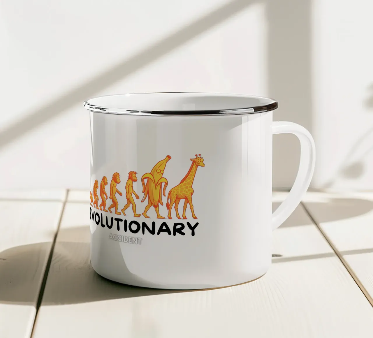Evolutionary Accident #1 tazza in smalto da Crypto_Jungle