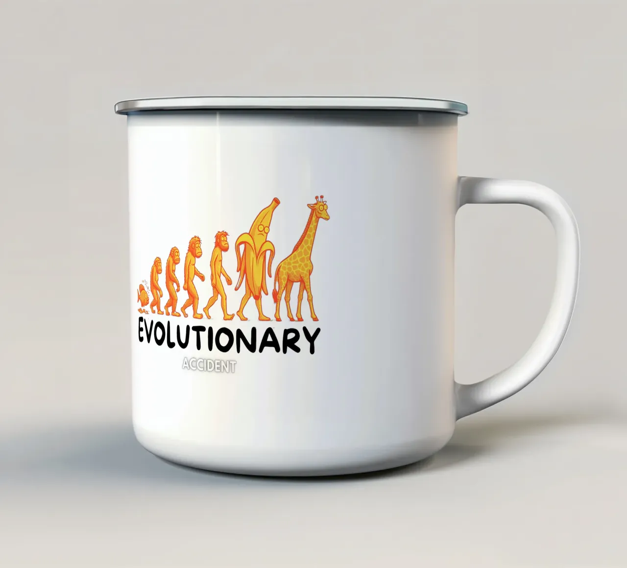 Evolutionary Accident #1 tazza in smalto da Crypto_Jungle