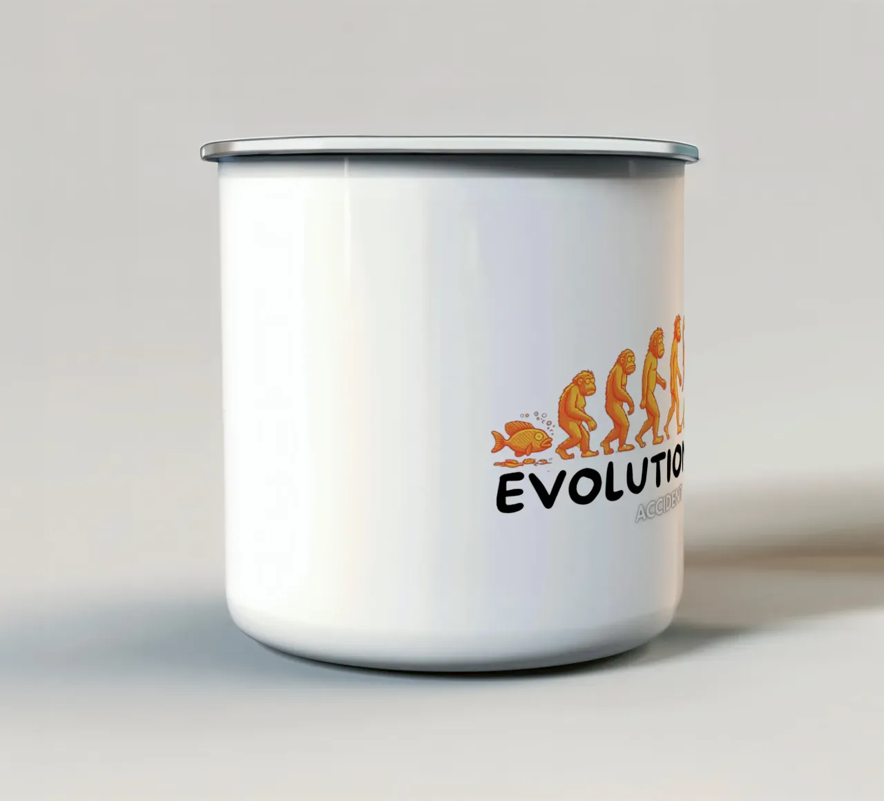 Evolutionary Accident #1 tazza in smalto da Crypto_Jungle