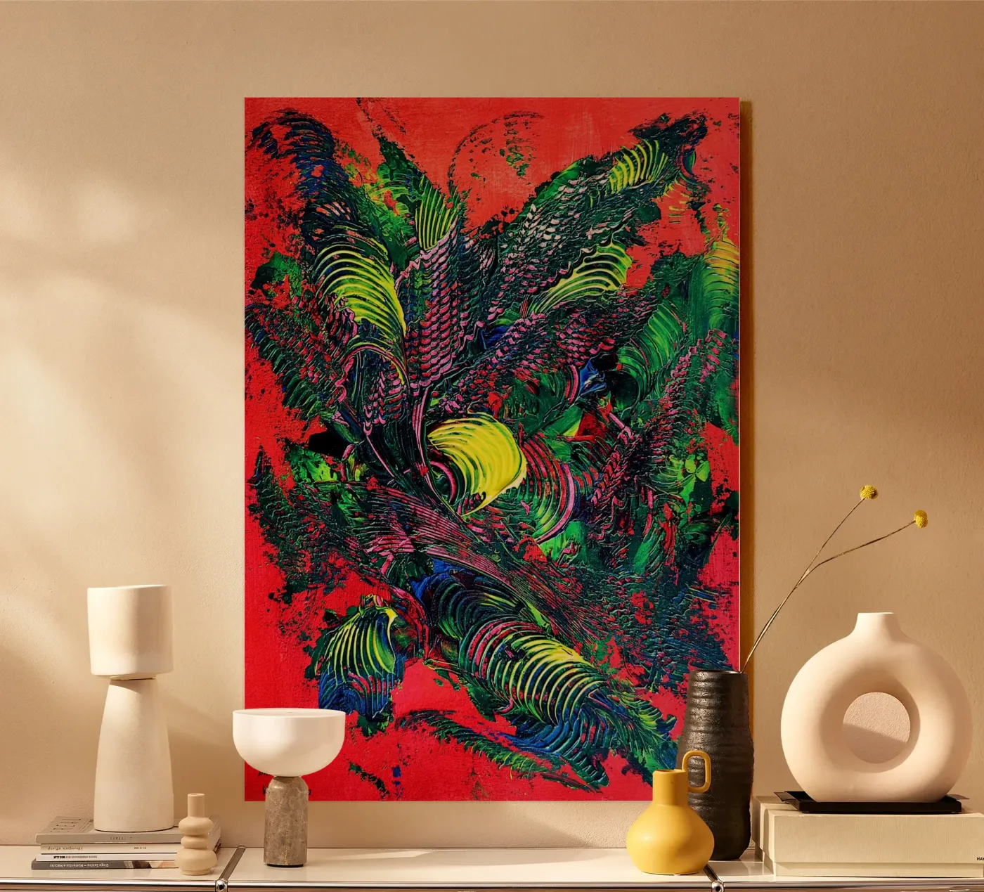 IDEAL GIFT 95 plexiglass da Thierry Vobmann Abstract painting