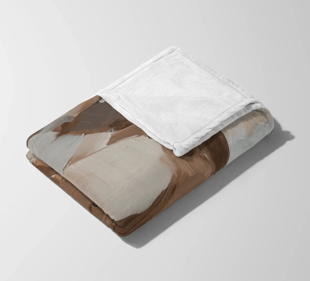 Abstract woman fleece blanket by Imagine