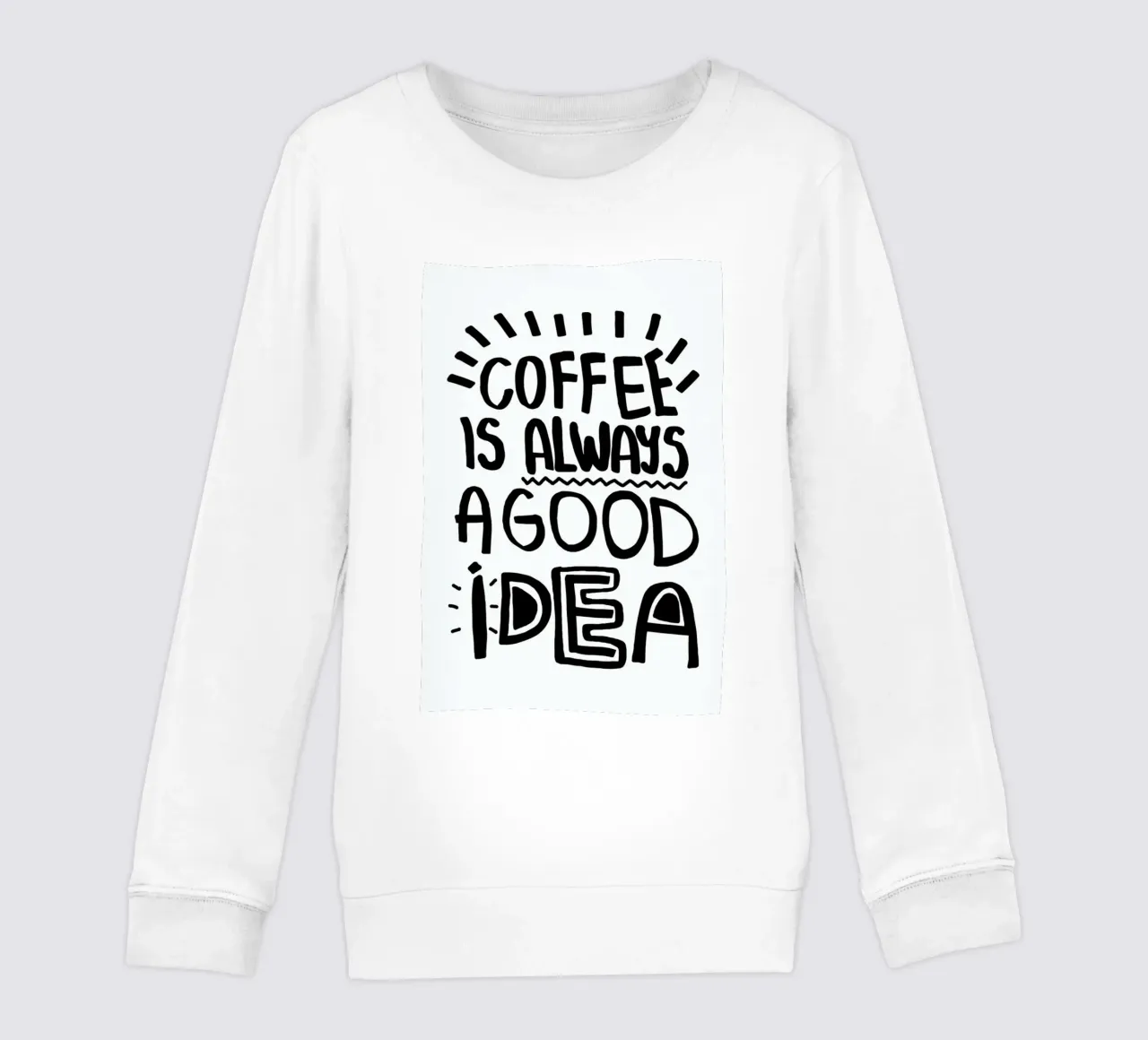 Coffee Is Always A Good Idea felpa bambino da Vasare Nar