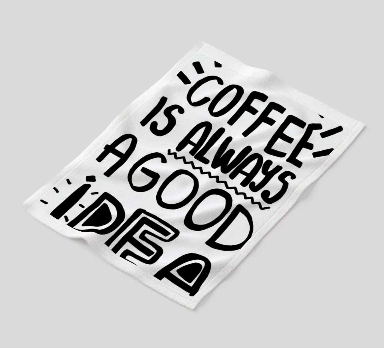Coffee Is Always A Good Idea coperta in pile da Vasare Nar
