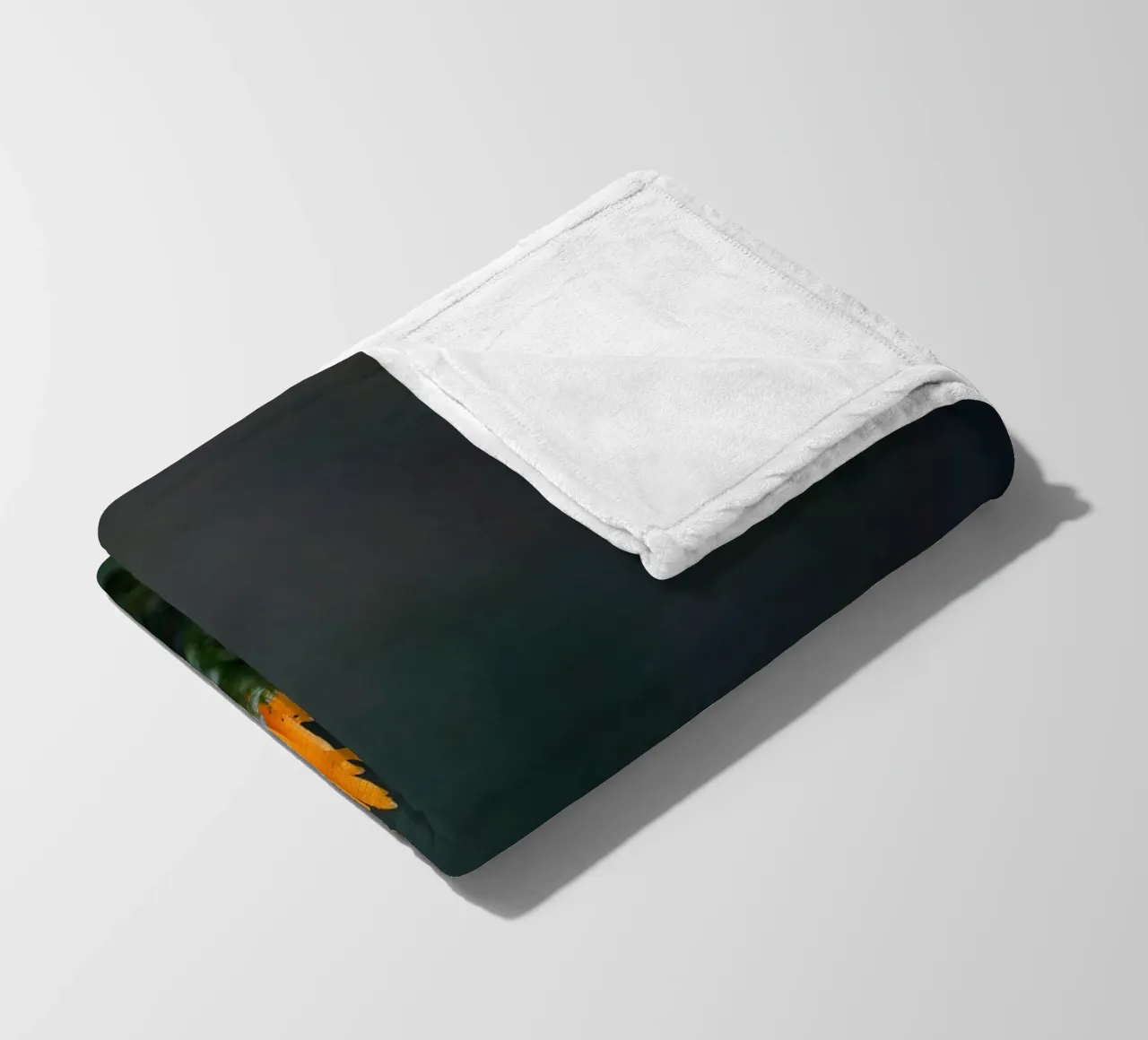 Mushroom details fleece blanket by Tom's Wildlife