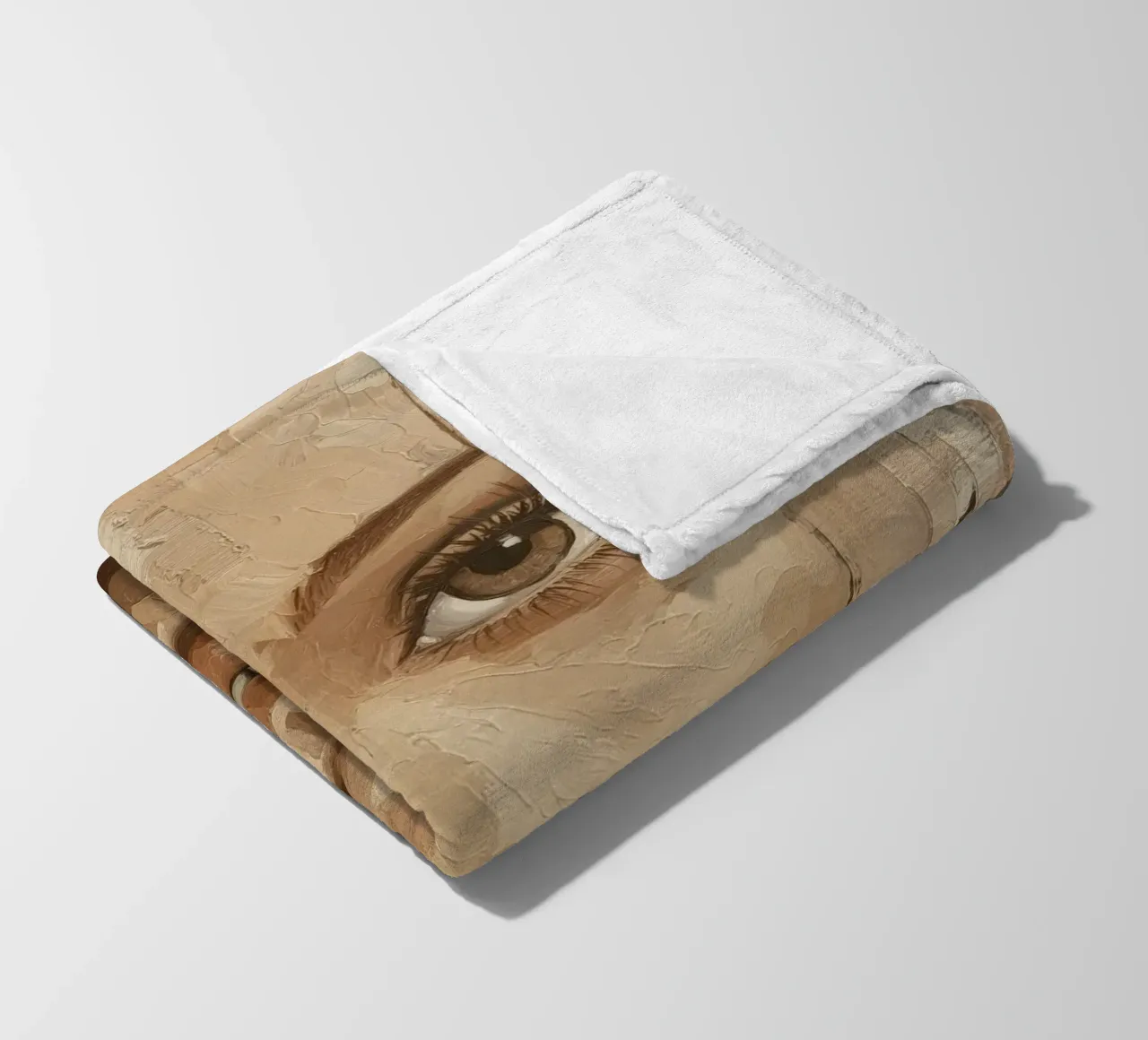 Abstract face coperta in pile da Imagine