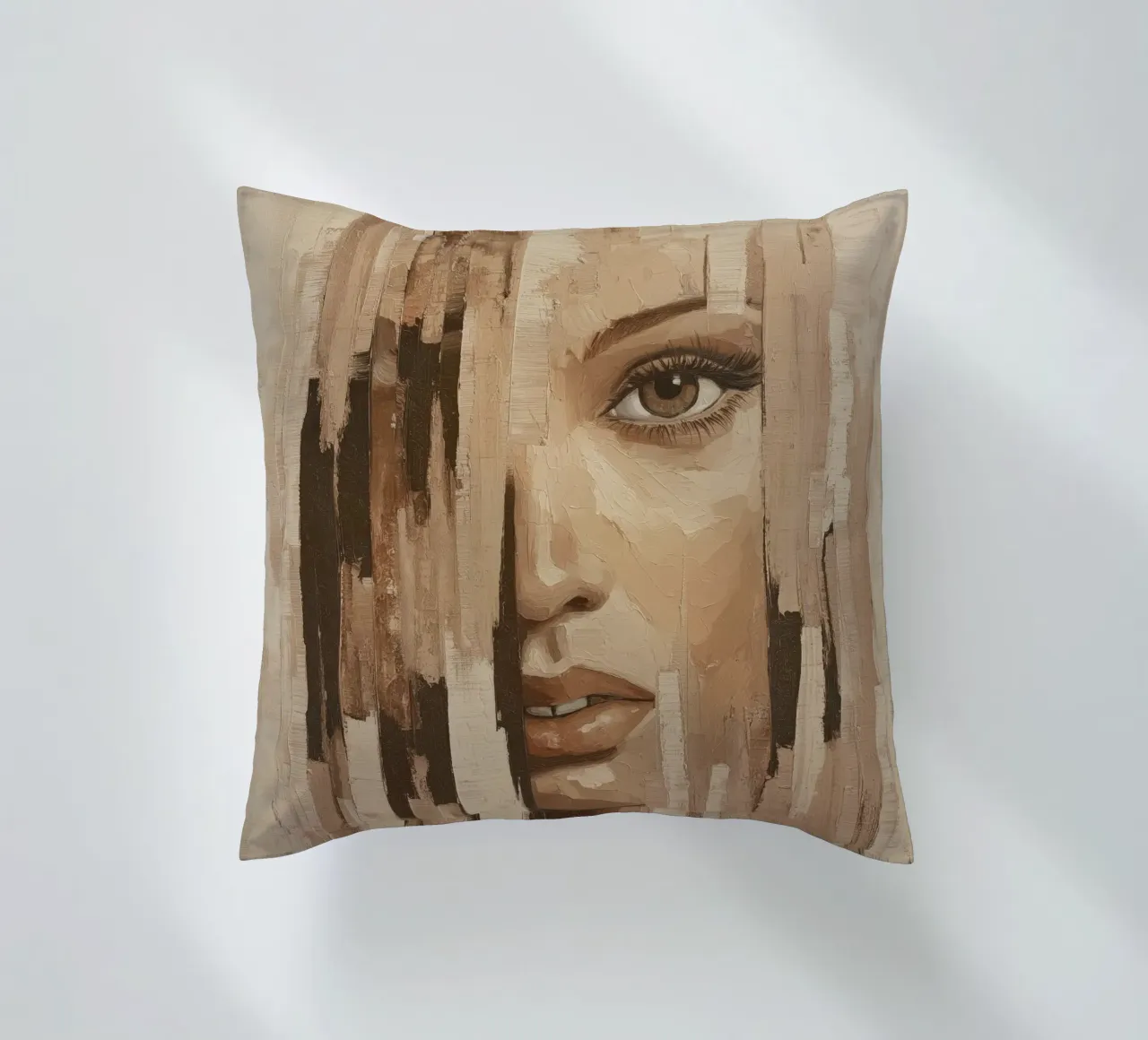 Abstract face cuscino da Imagine