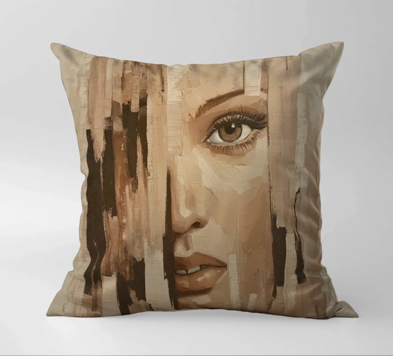 Abstract face cuscino da Imagine