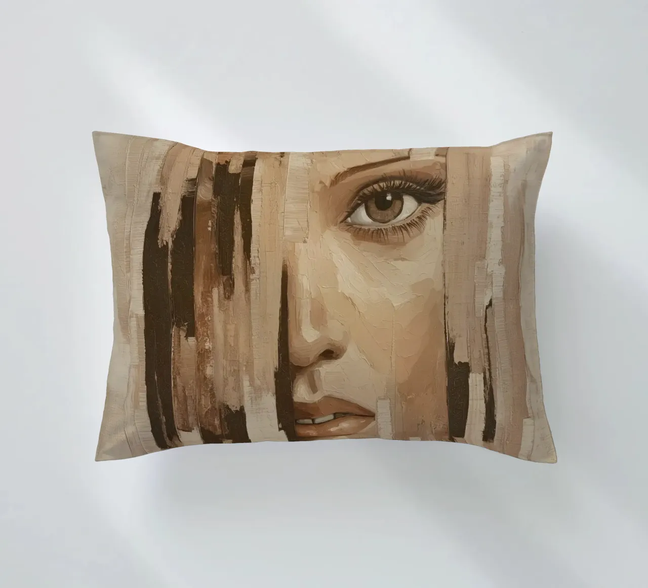 Abstract face cuscino da Imagine