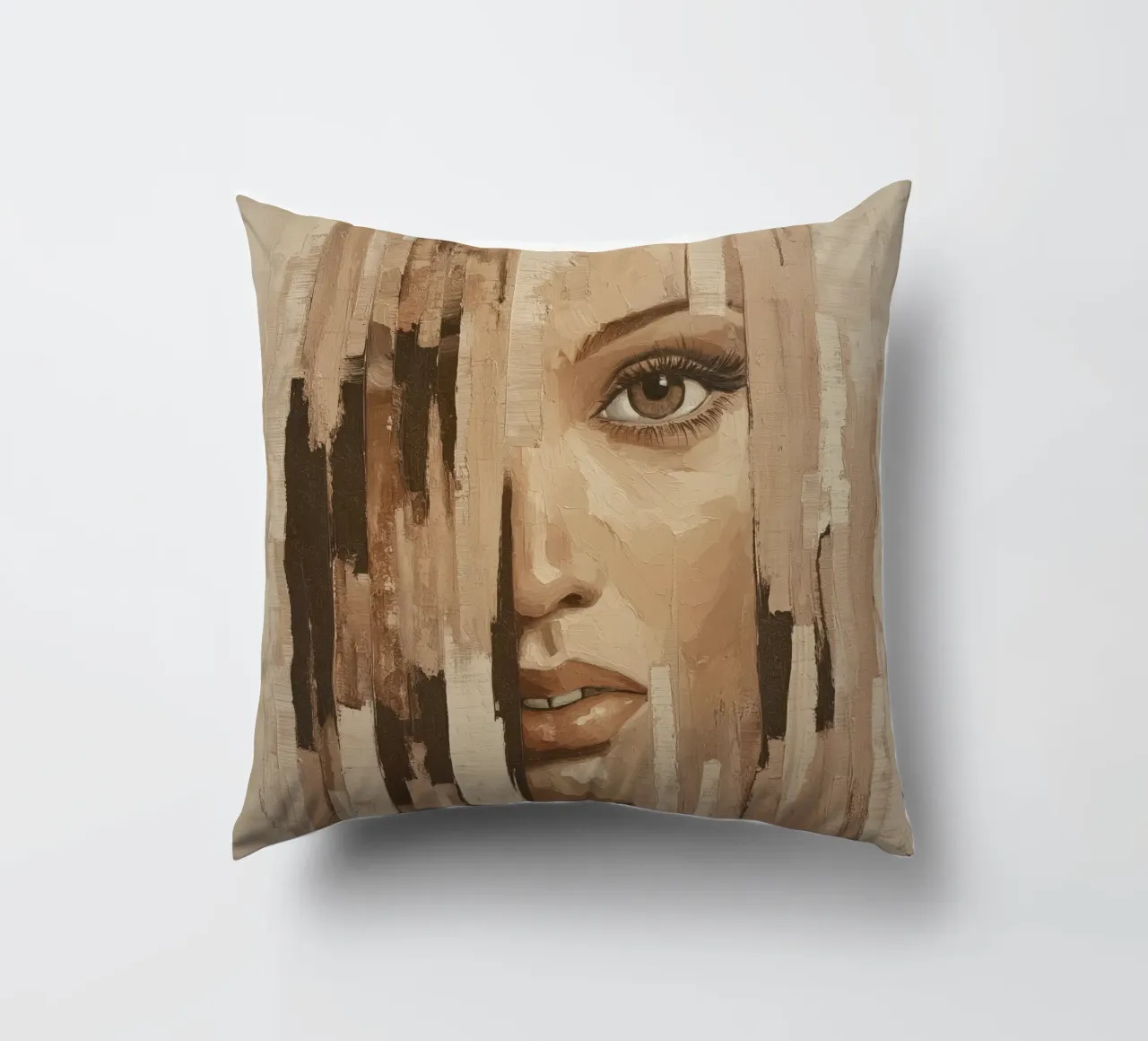Abstract face cuscino da Imagine