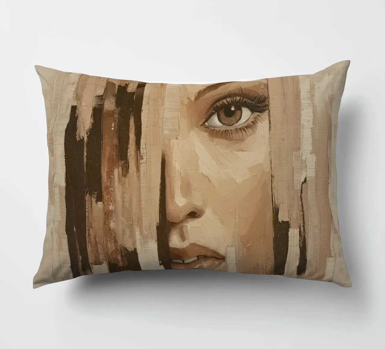 Abstract face cuscino da Imagine