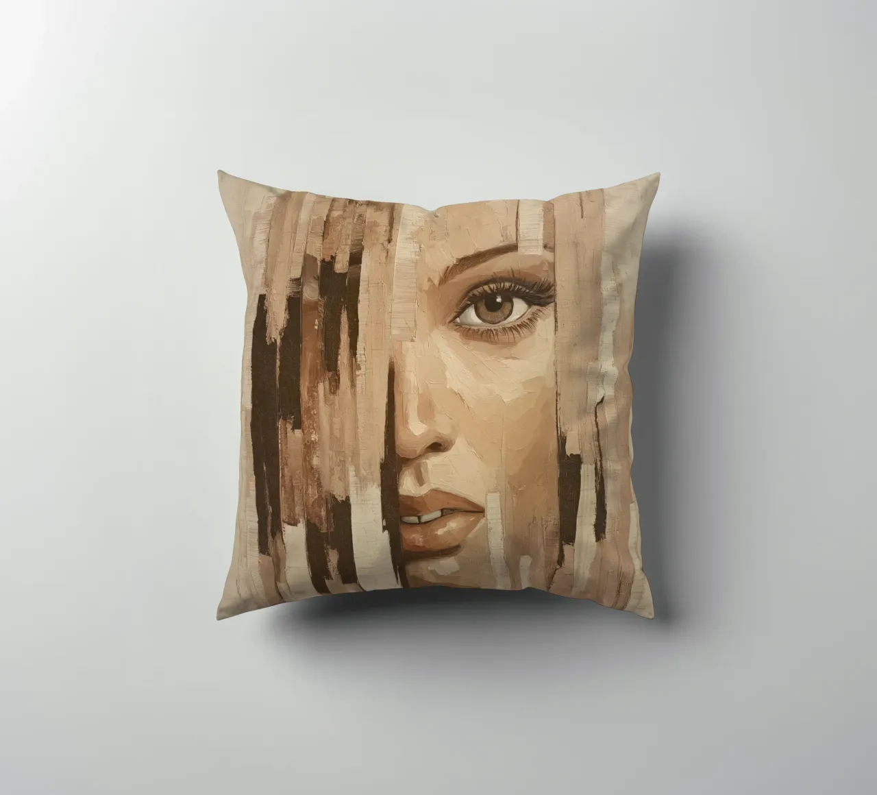 Abstract face cuscino da Imagine