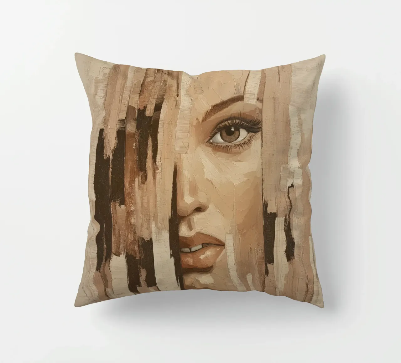 Abstract face cuscino da Imagine