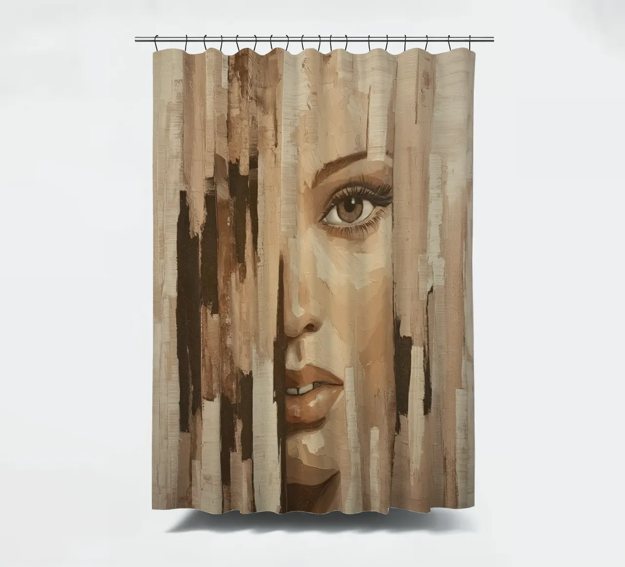 Abstract face tenda da doccia da Imagine