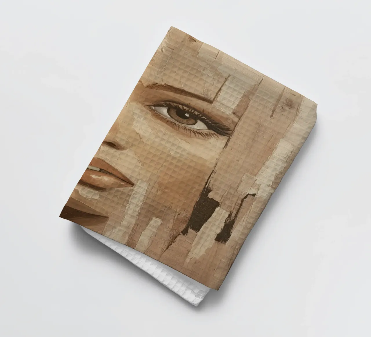 Abstract face canovaccio da cucina da Imagine