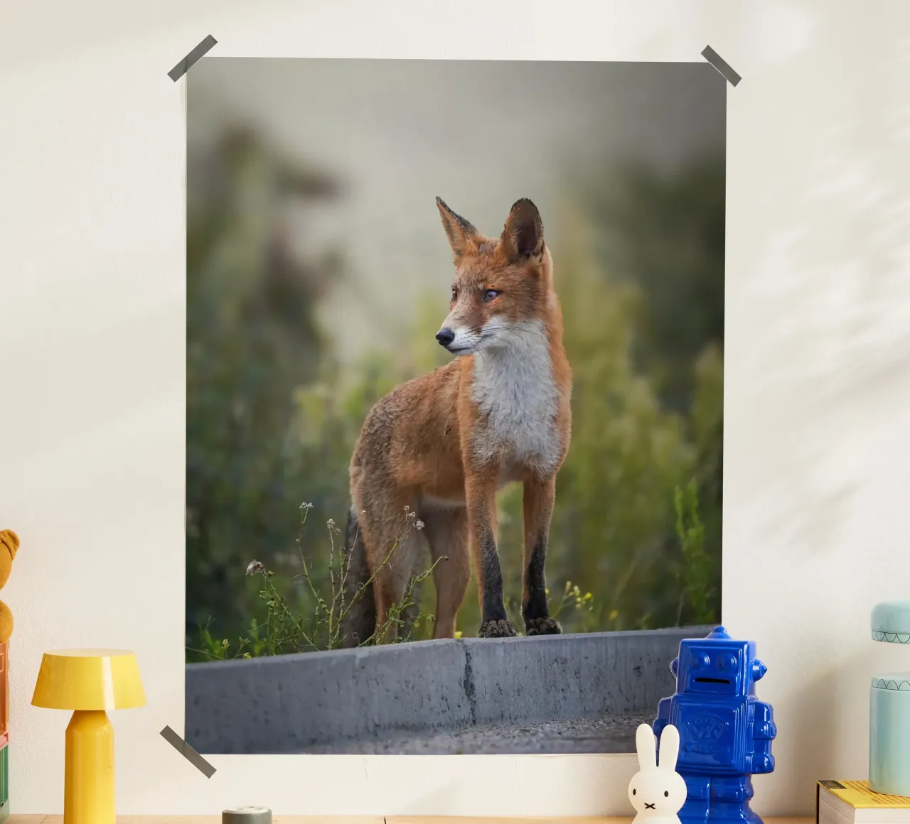 Red Fox in the dunes hahnemühle by Tom's Wildlife