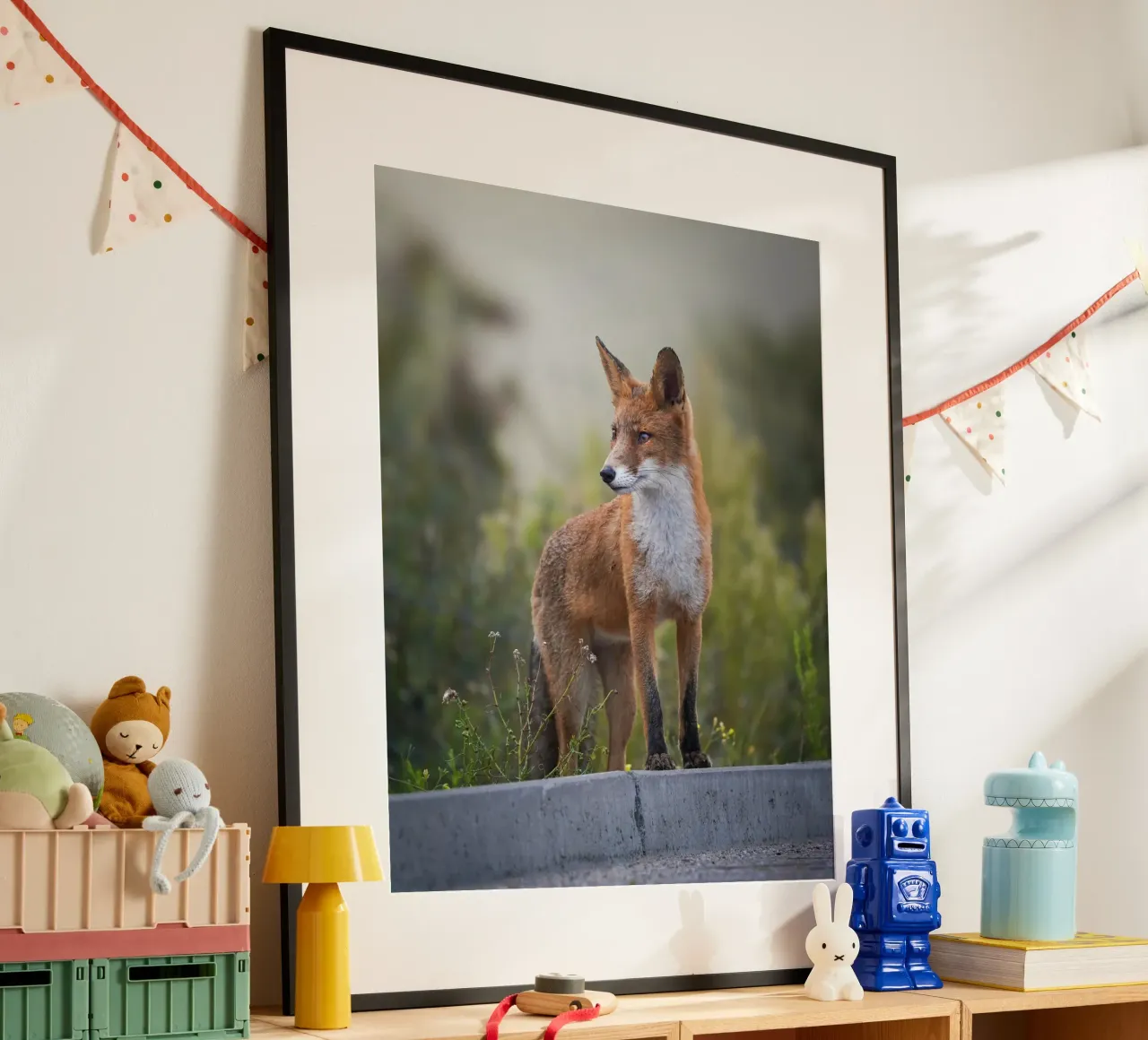 Red Fox in the dunes hahnemühle by Tom's Wildlife