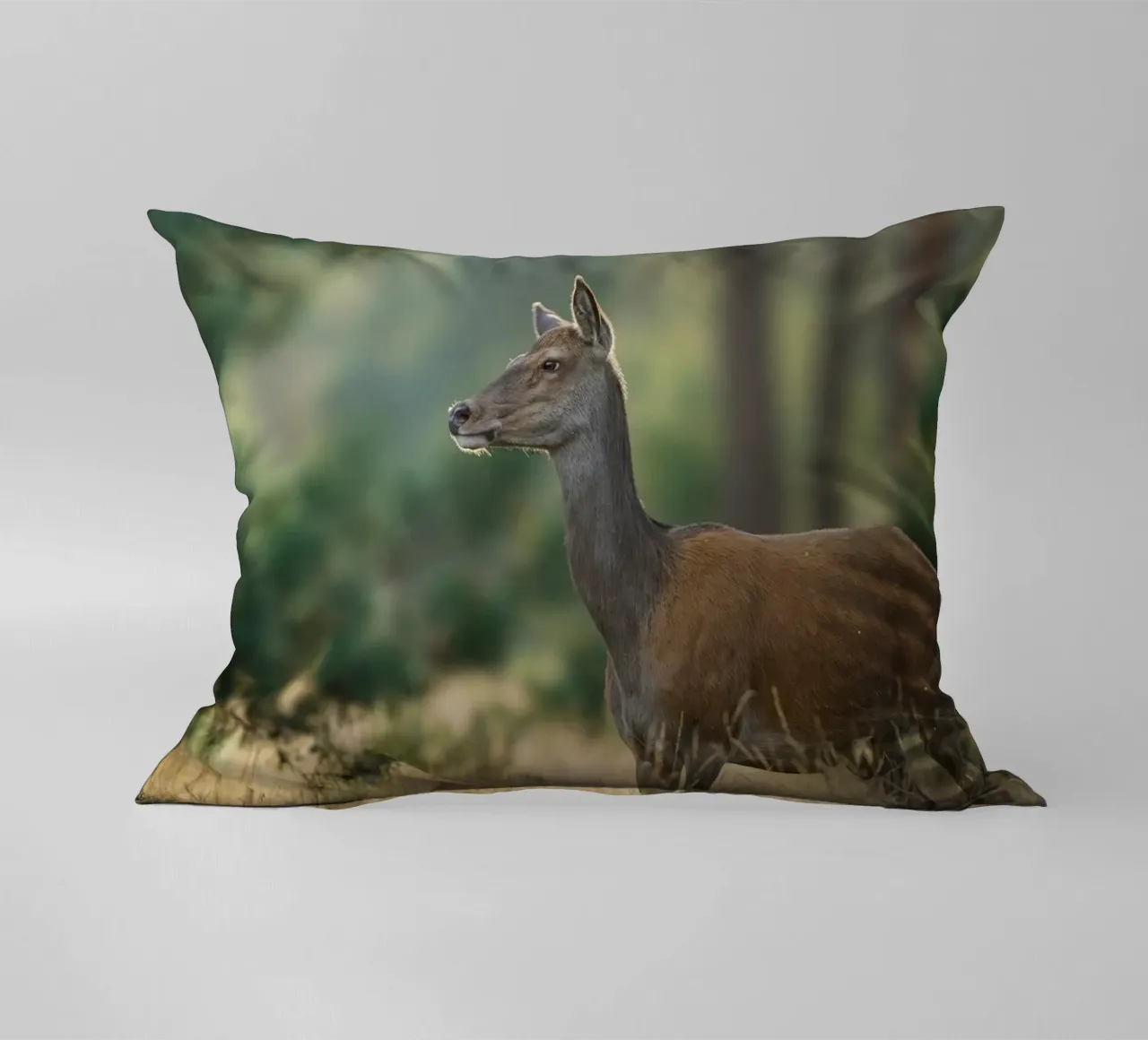 Femmina di cervo rosso cuscino da Tom's Wildlife