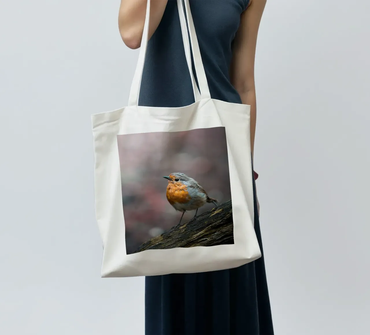 Robin tote bag by Tom's Wildlife