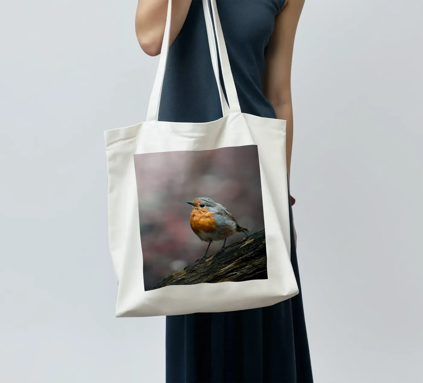Robin tote bag by Tom's Wildlife