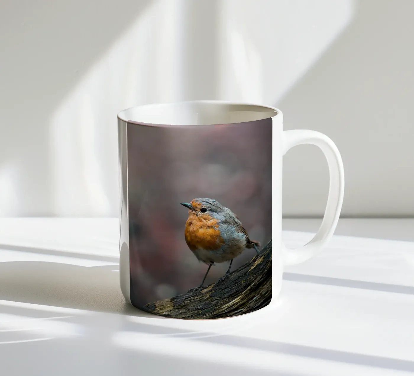 Robin ceramic mug by Tom's Wildlife