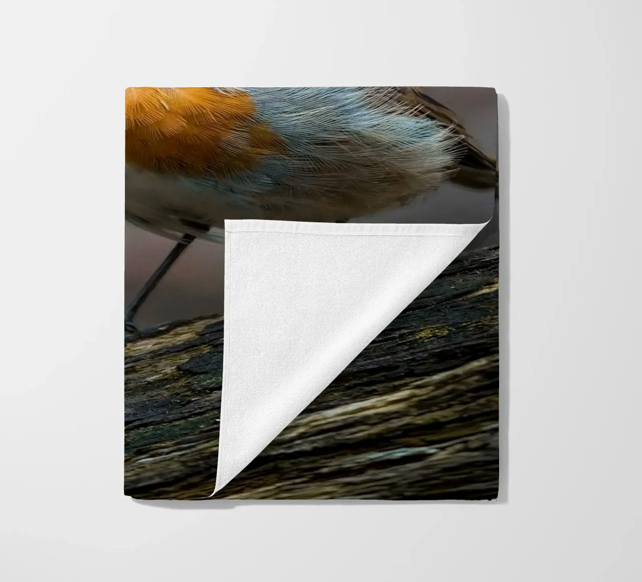 Robin strandhanddoek van Tom's Wildlife