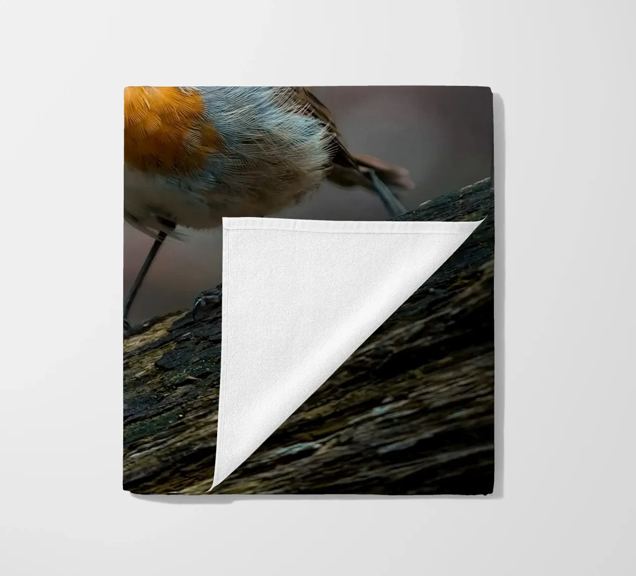 Robin strandhanddoek van Tom's Wildlife