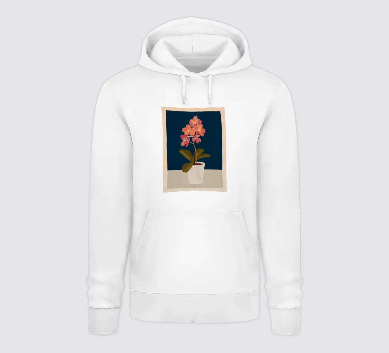 Orchidea felpa con cappuccio da ThingDesign