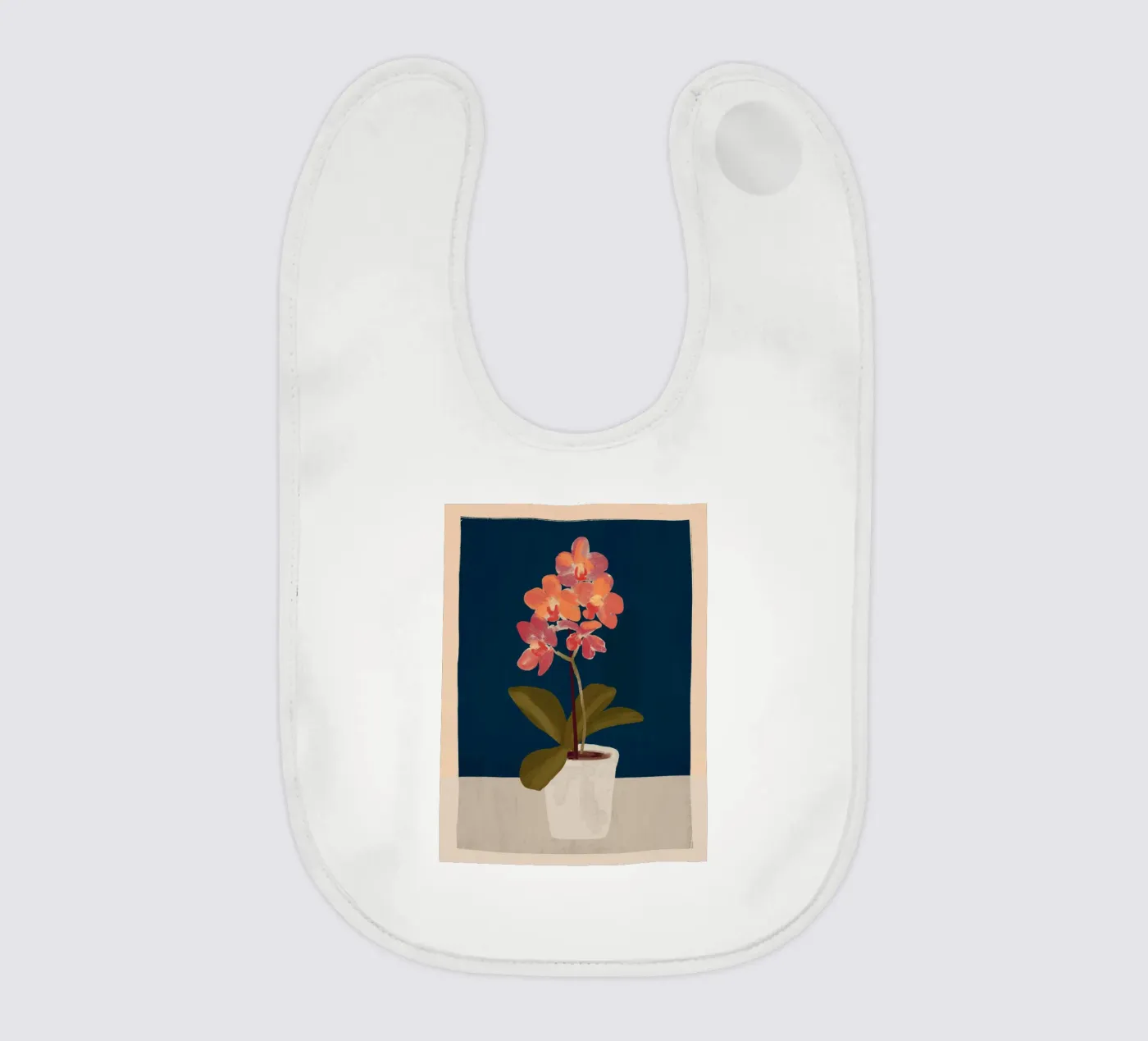 Orchidee Babylätzchen von ThingDesign