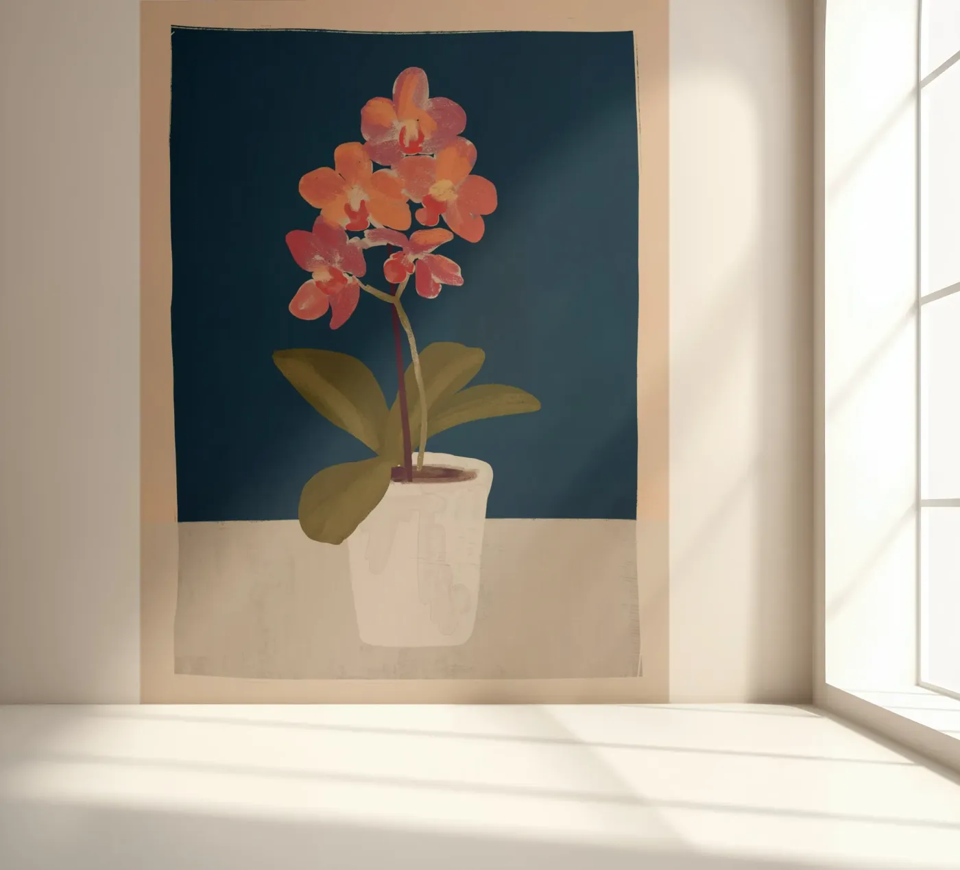 Orchidee fotobehang van ThingDesign