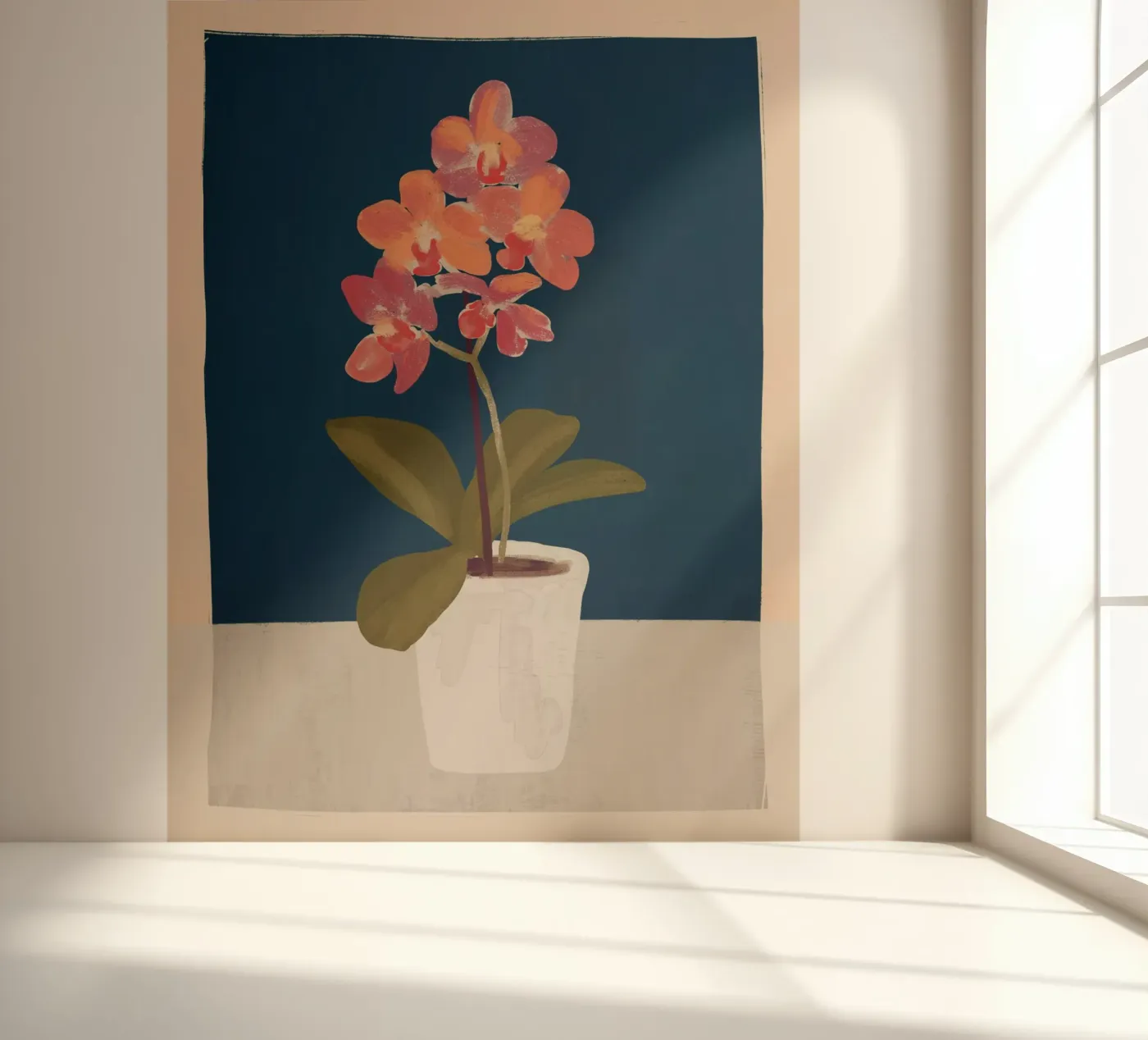 Orchidee fotobehang van ThingDesign