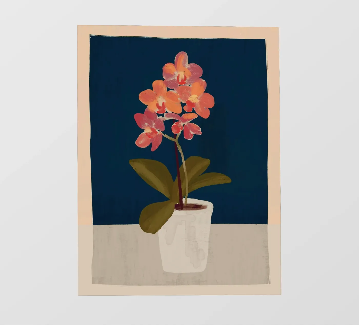 Orchidee fotobehang van ThingDesign