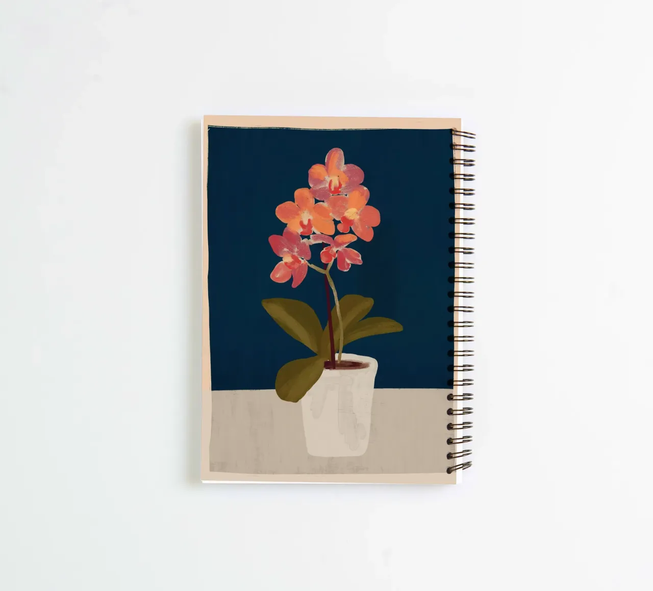 Orchid spiral notebook by ThingDesign