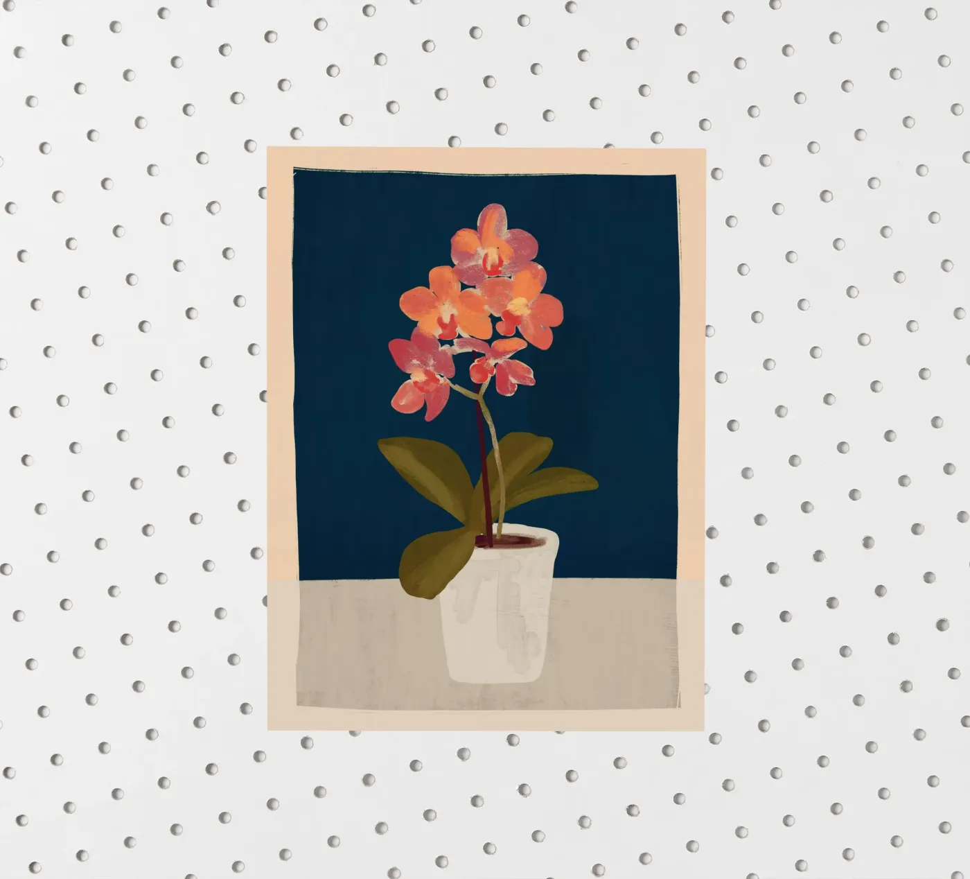 Orchidee sticker van ThingDesign