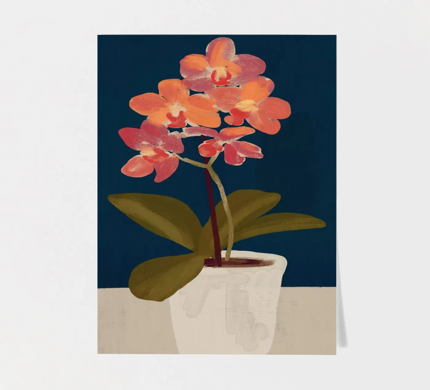 Orchidea foglio adesivo da ThingDesign