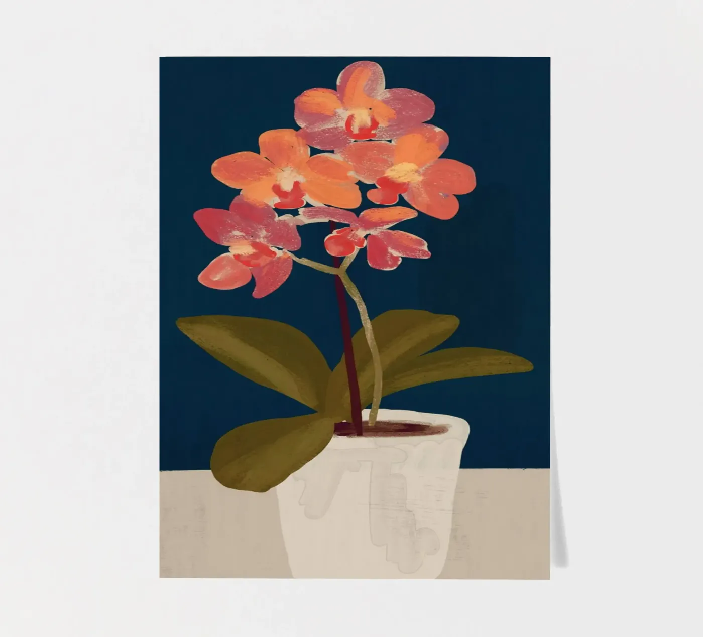 Orchidee Stickerbogen von ThingDesign
