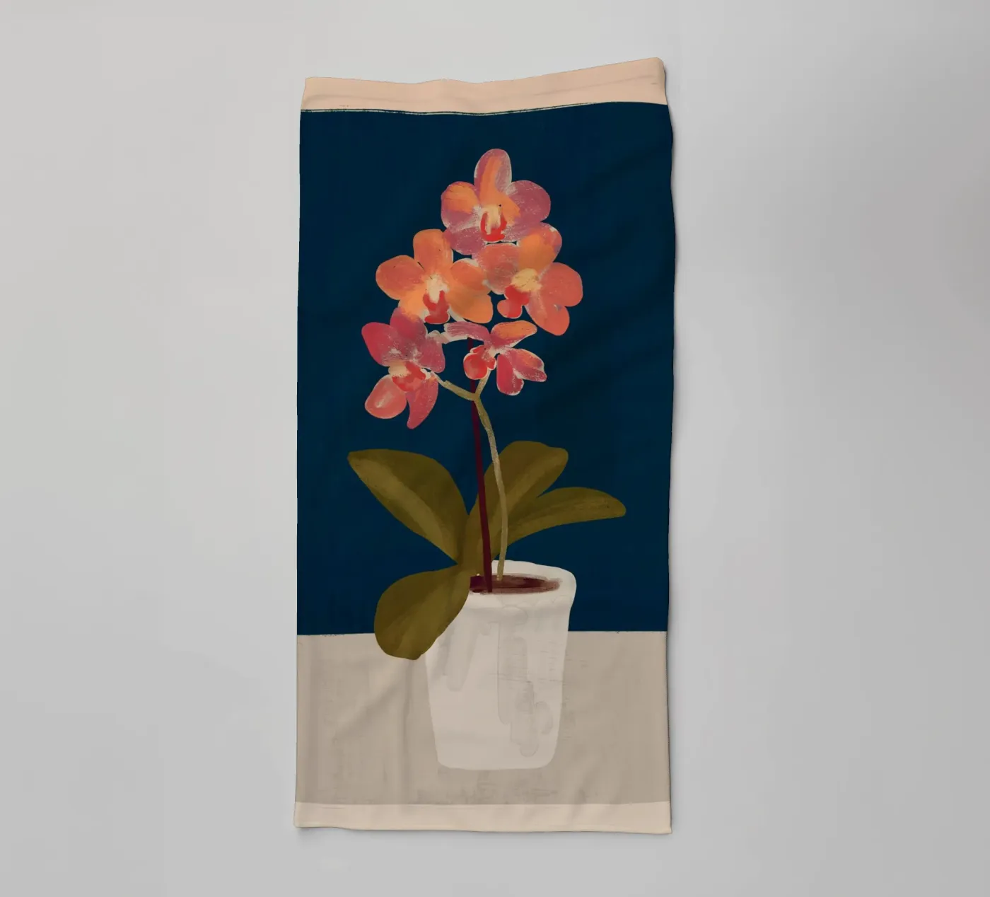Orchidee badhanddoek van ThingDesign