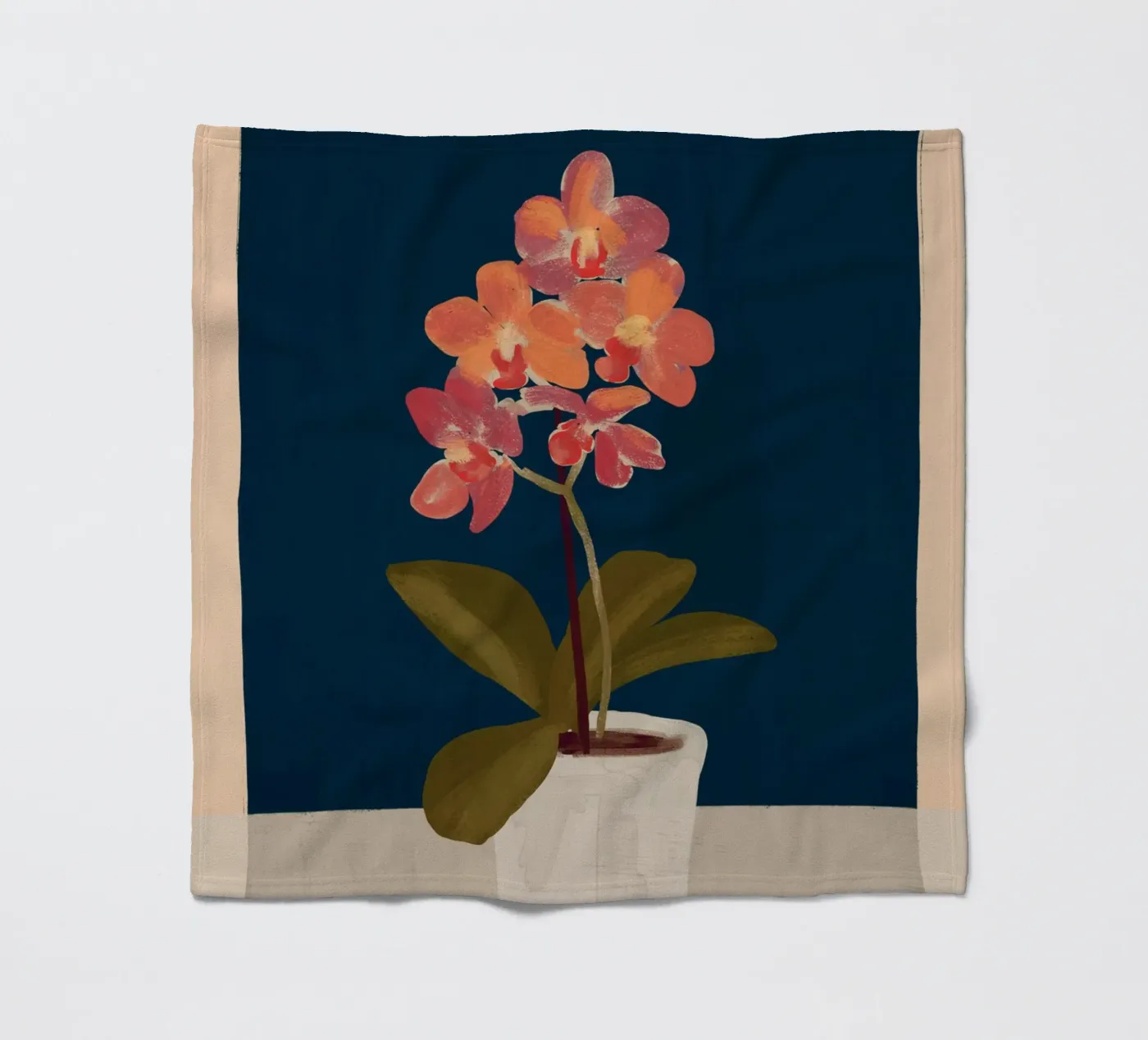 Orchidee fleecedeken van ThingDesign