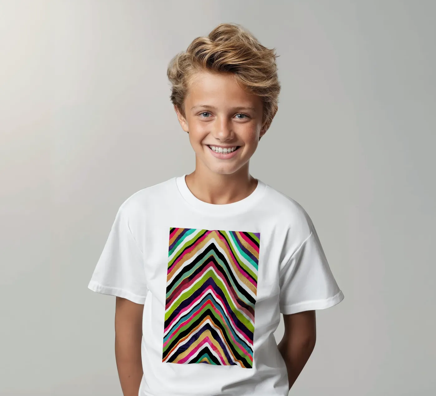 Color Slice t-shirt bambini da Elisabeth Fredriksson