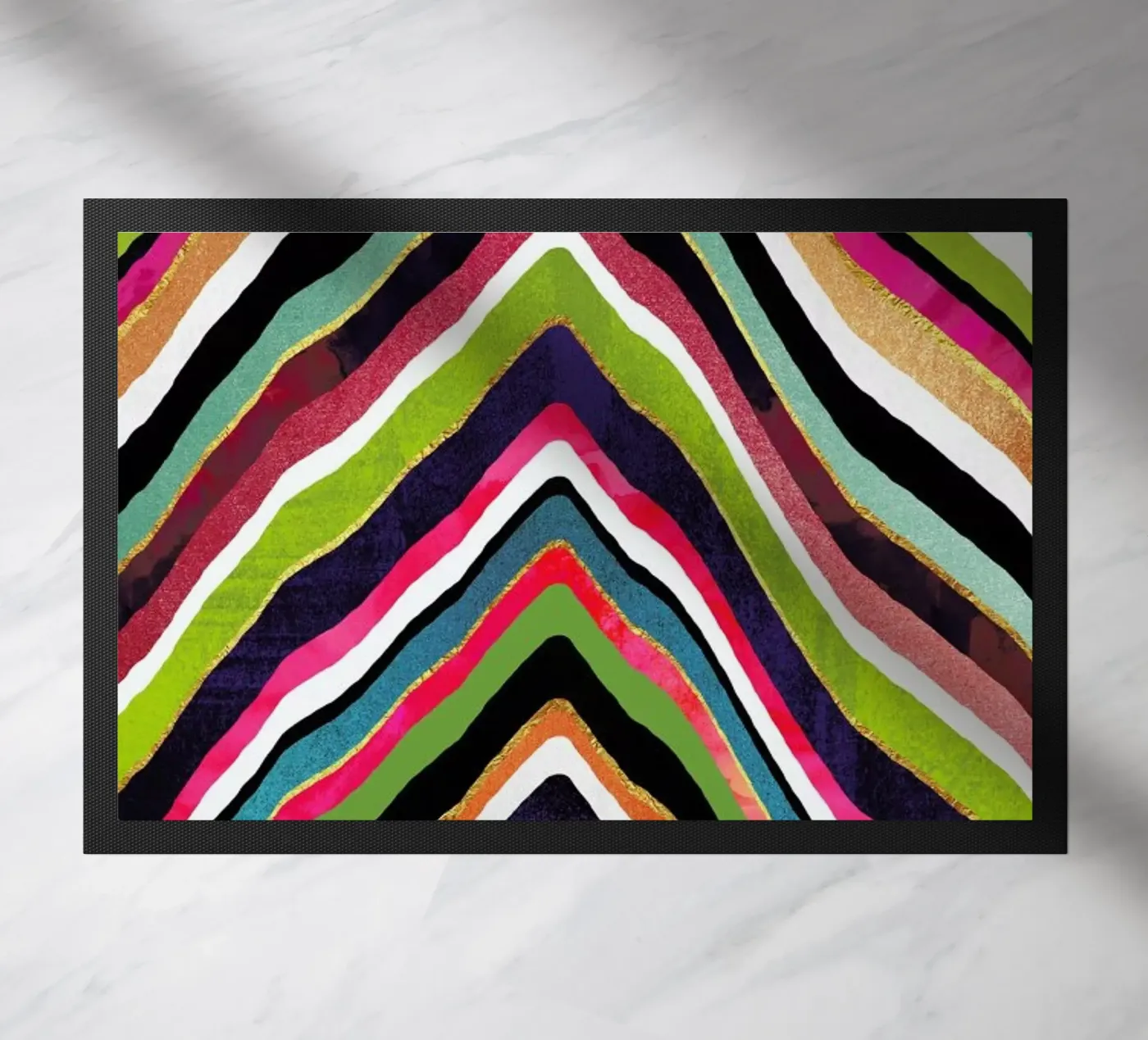 Color Slice deurmat van Elisabeth Fredriksson