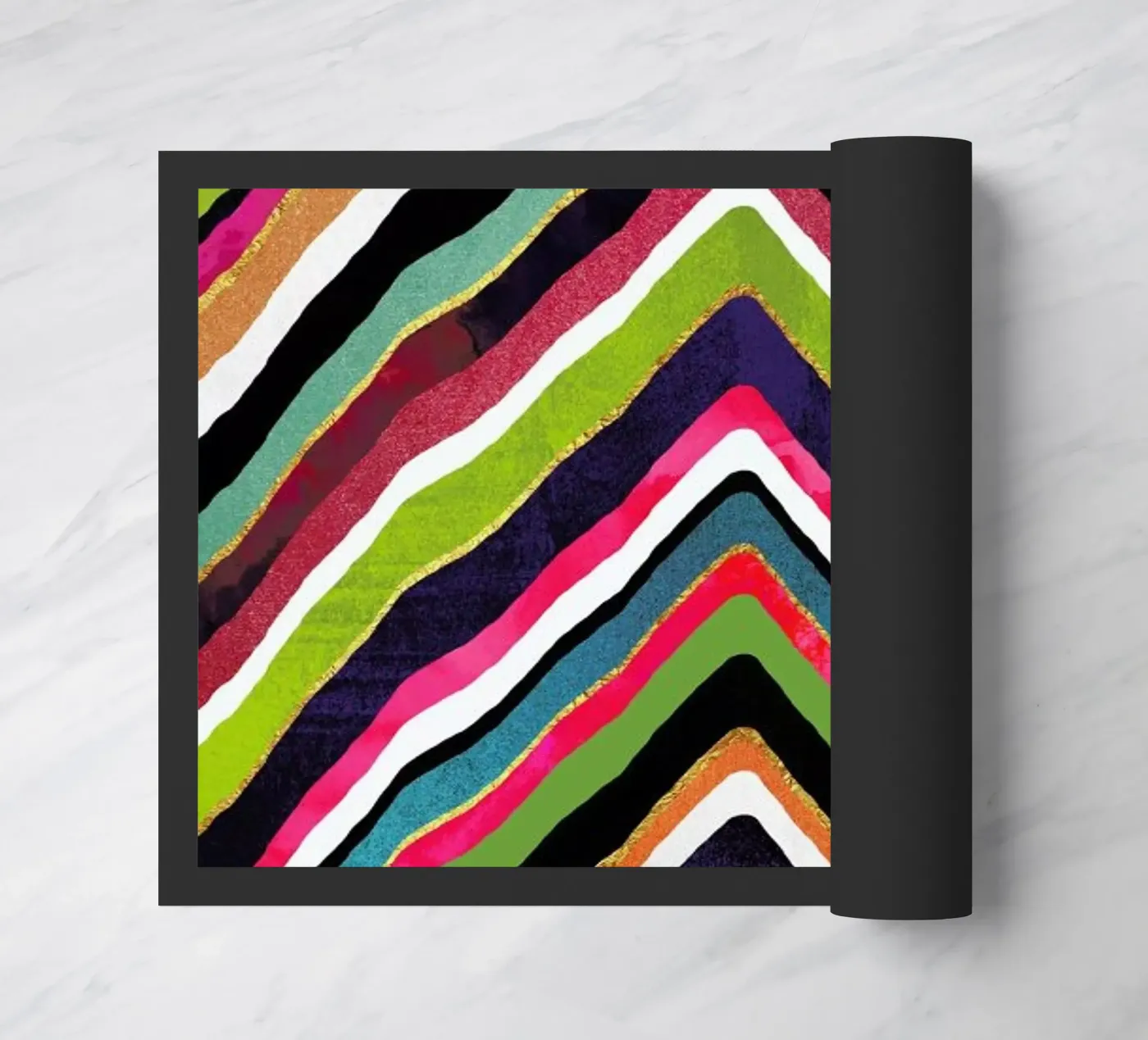 Color Slice deurmat van Elisabeth Fredriksson