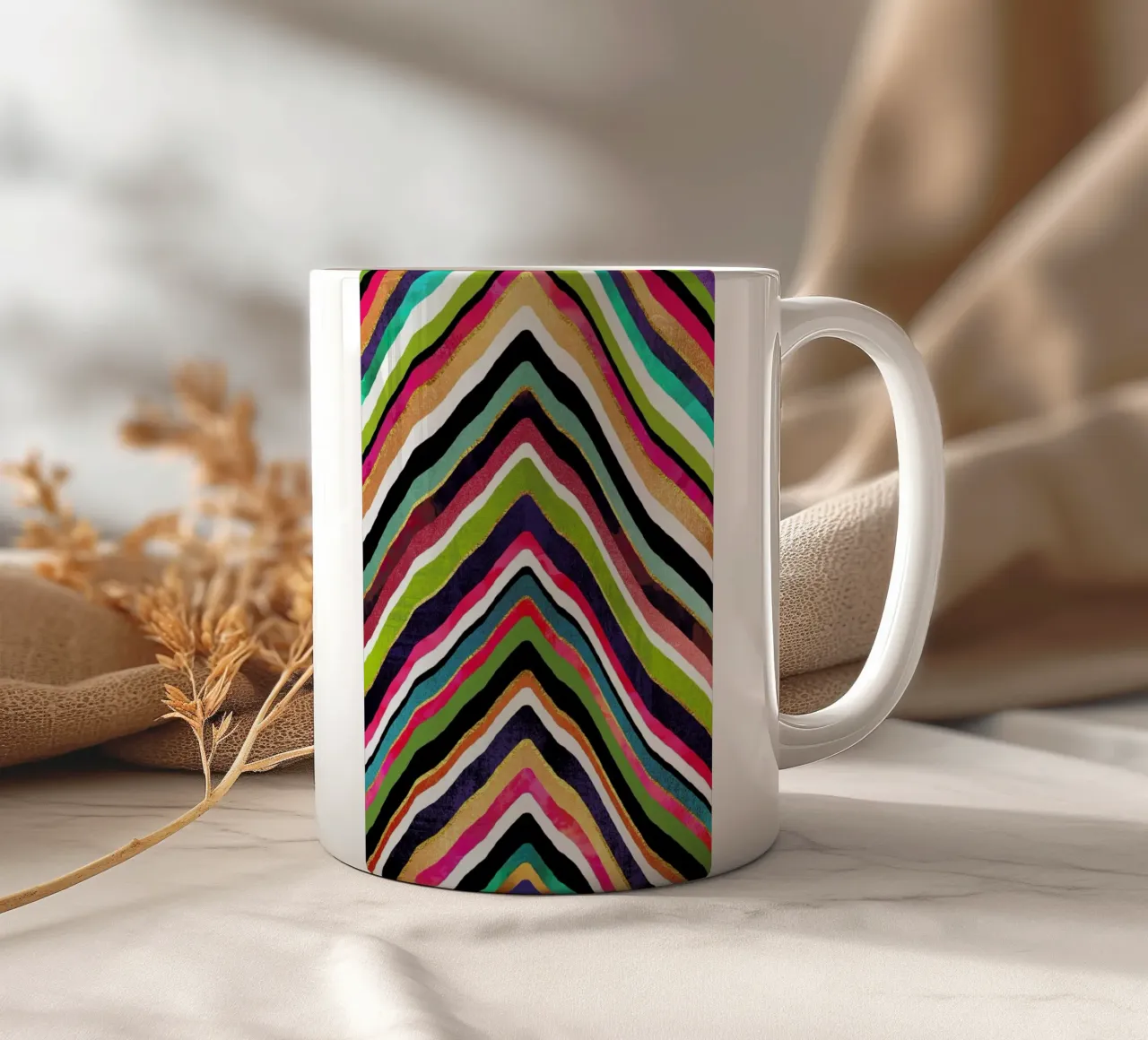 Color Slice tazza in ceramica da Elisabeth Fredriksson