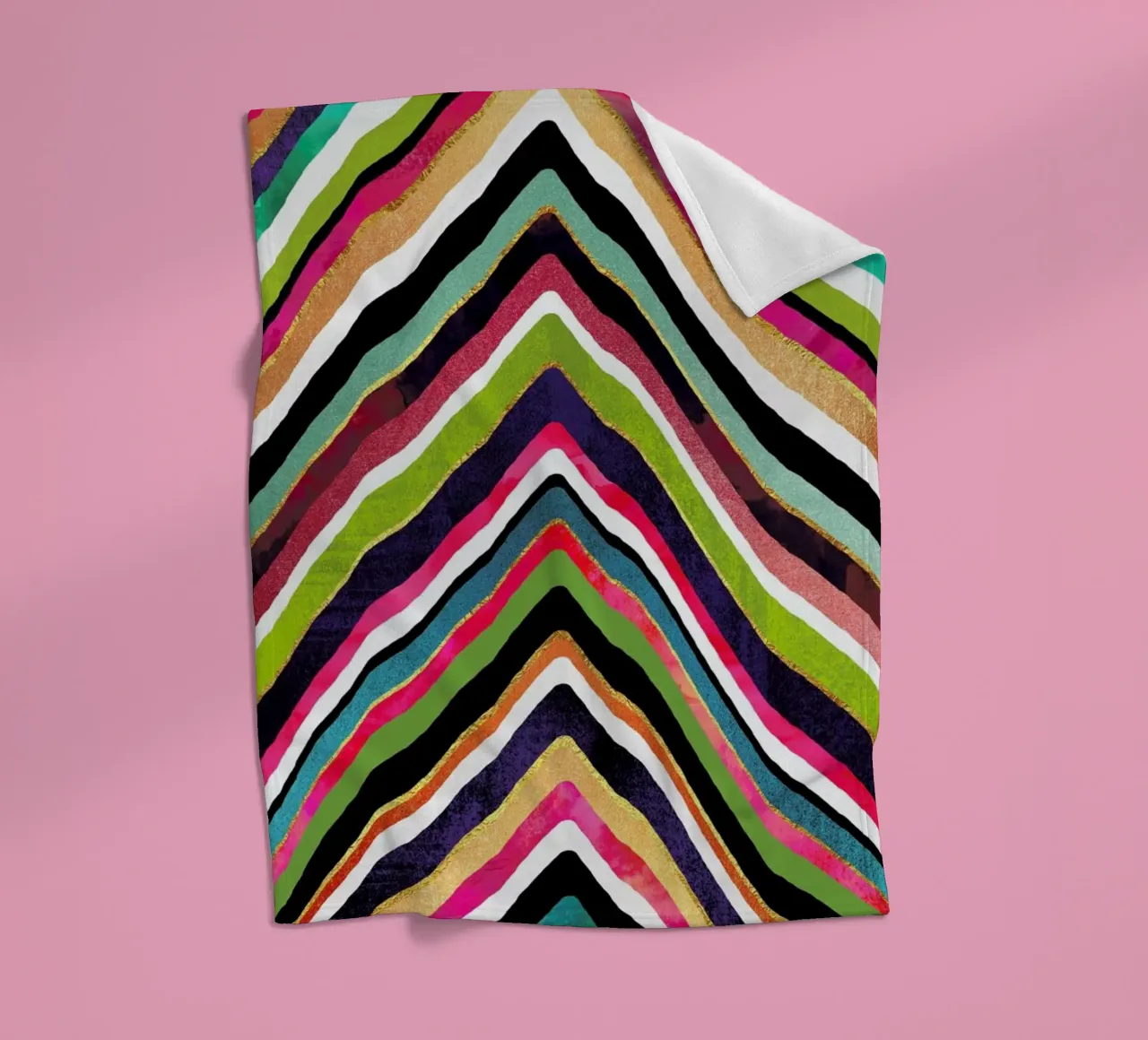 Color Slice fleecedeken van Elisabeth Fredriksson