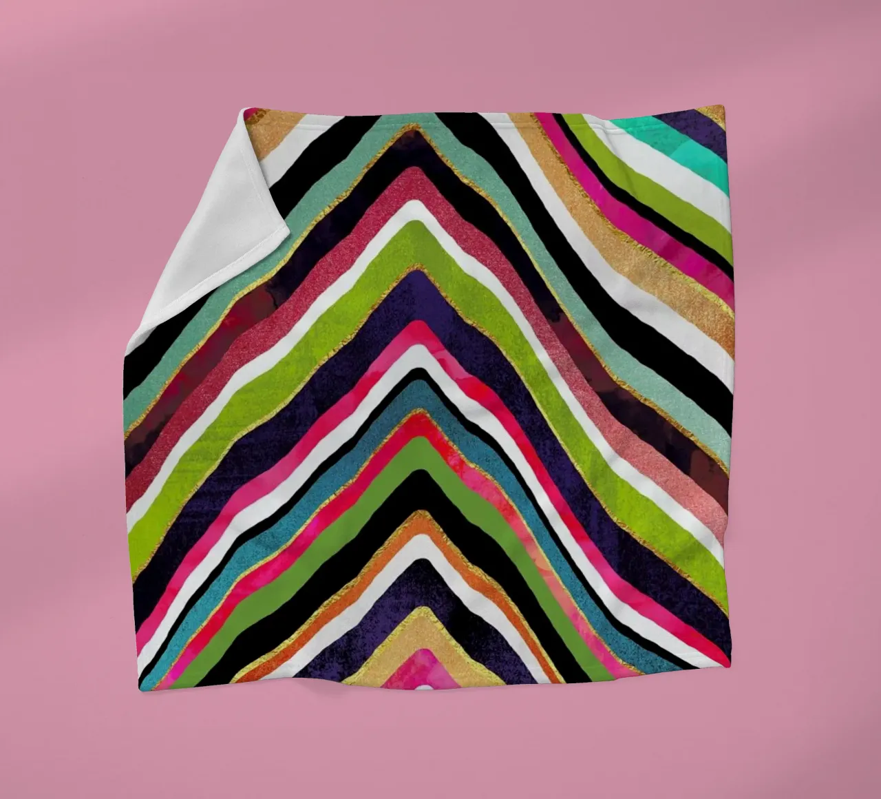 Color Slice fleecedeken van Elisabeth Fredriksson