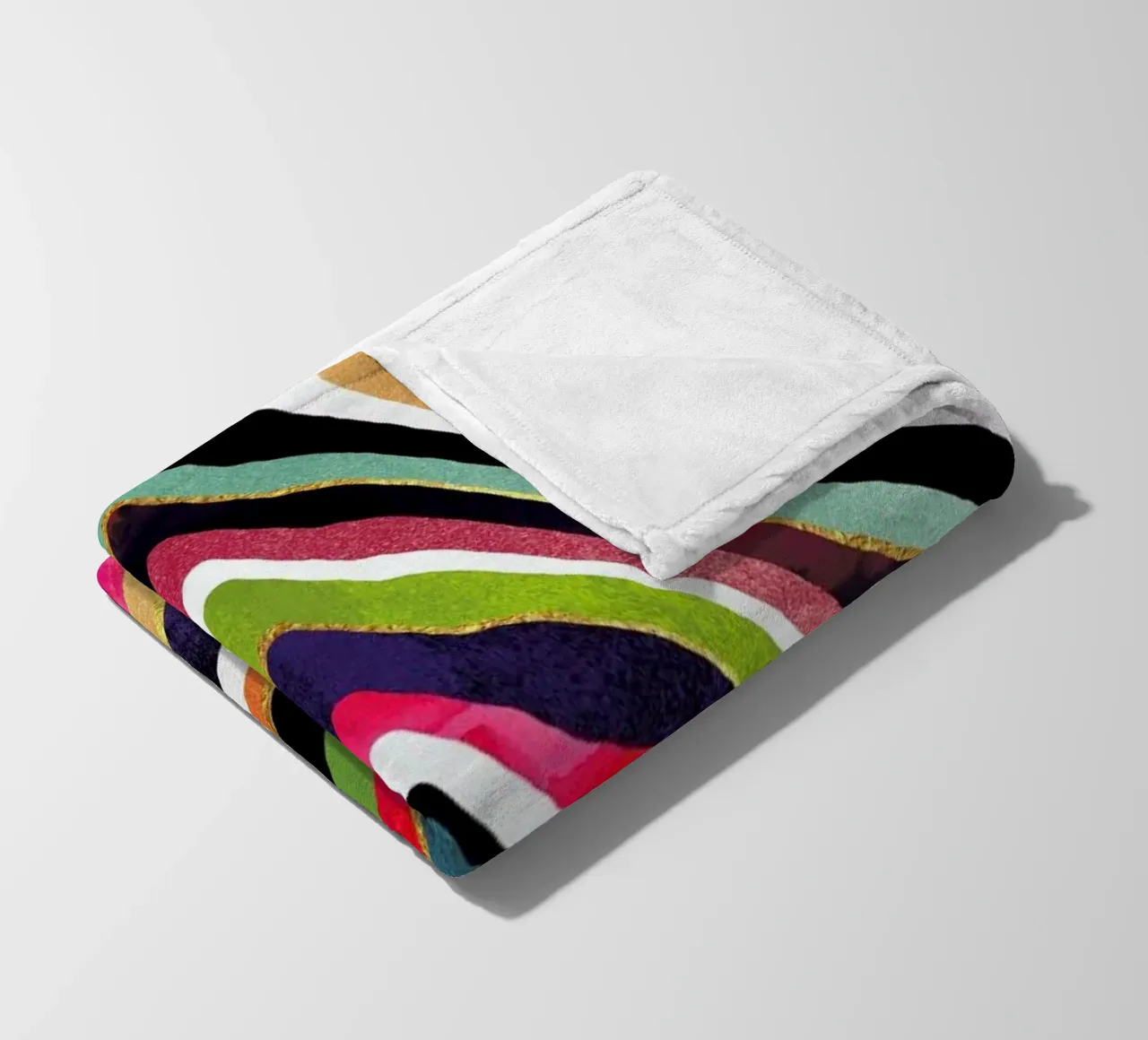 Color Slice fleecedeken van Elisabeth Fredriksson