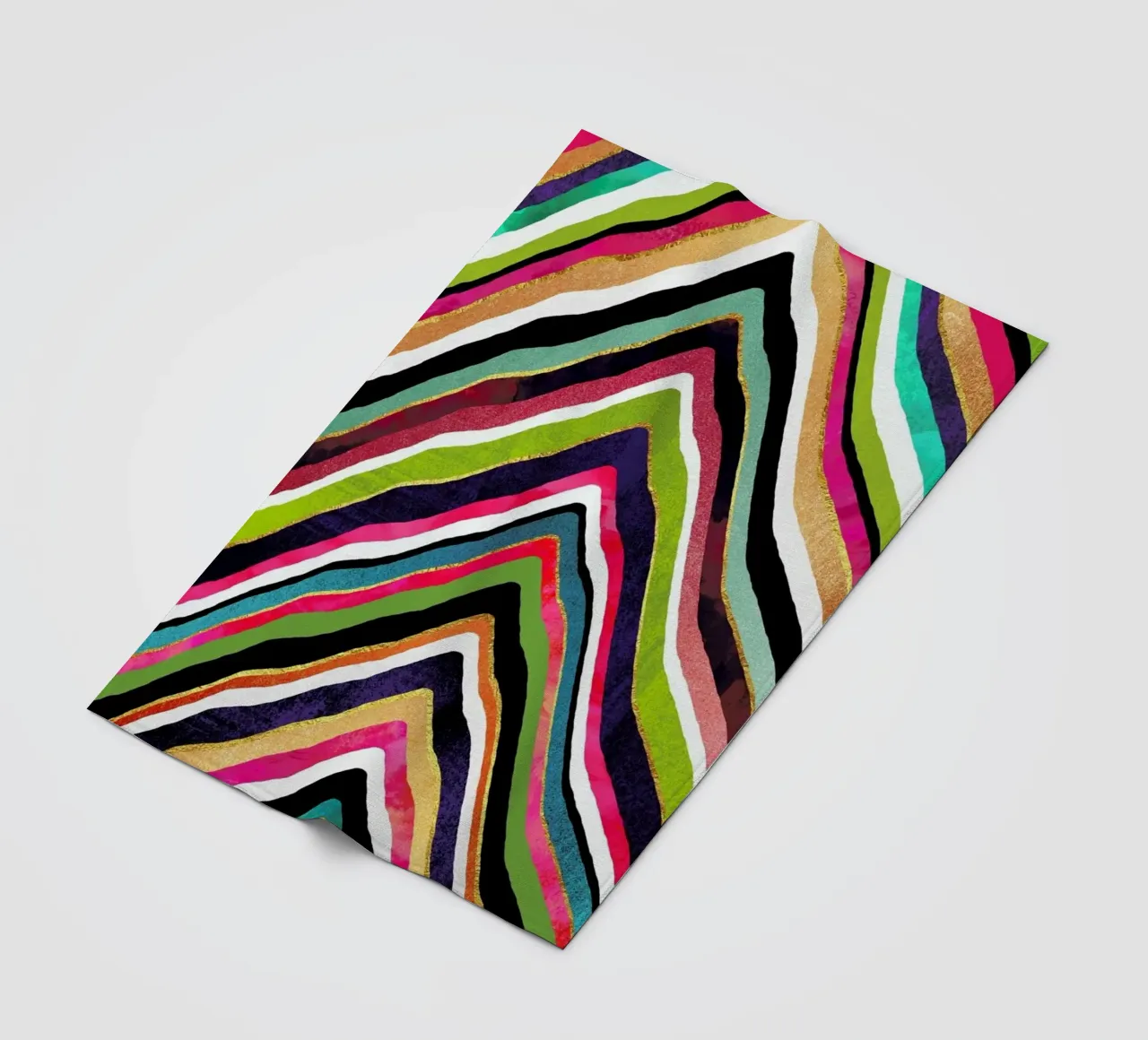 Color Slice fleecedeken van Elisabeth Fredriksson