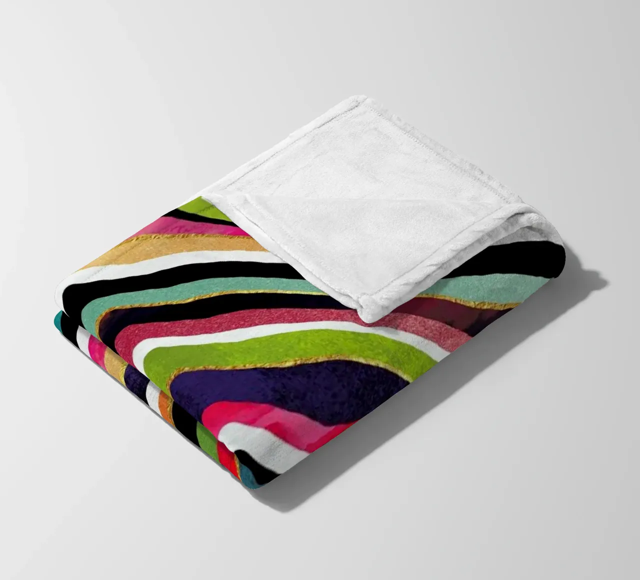 Color Slice fleecedeken van Elisabeth Fredriksson