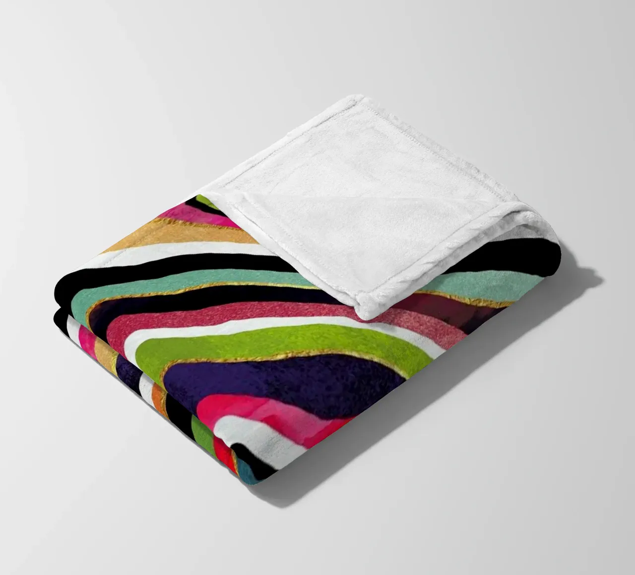 Color Slice fleecedeken van Elisabeth Fredriksson