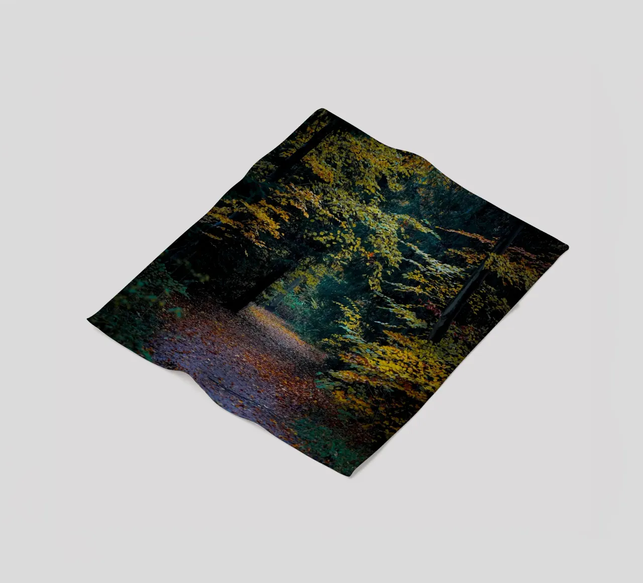 Forest pathway fleecedeken van Tom's Wildlife