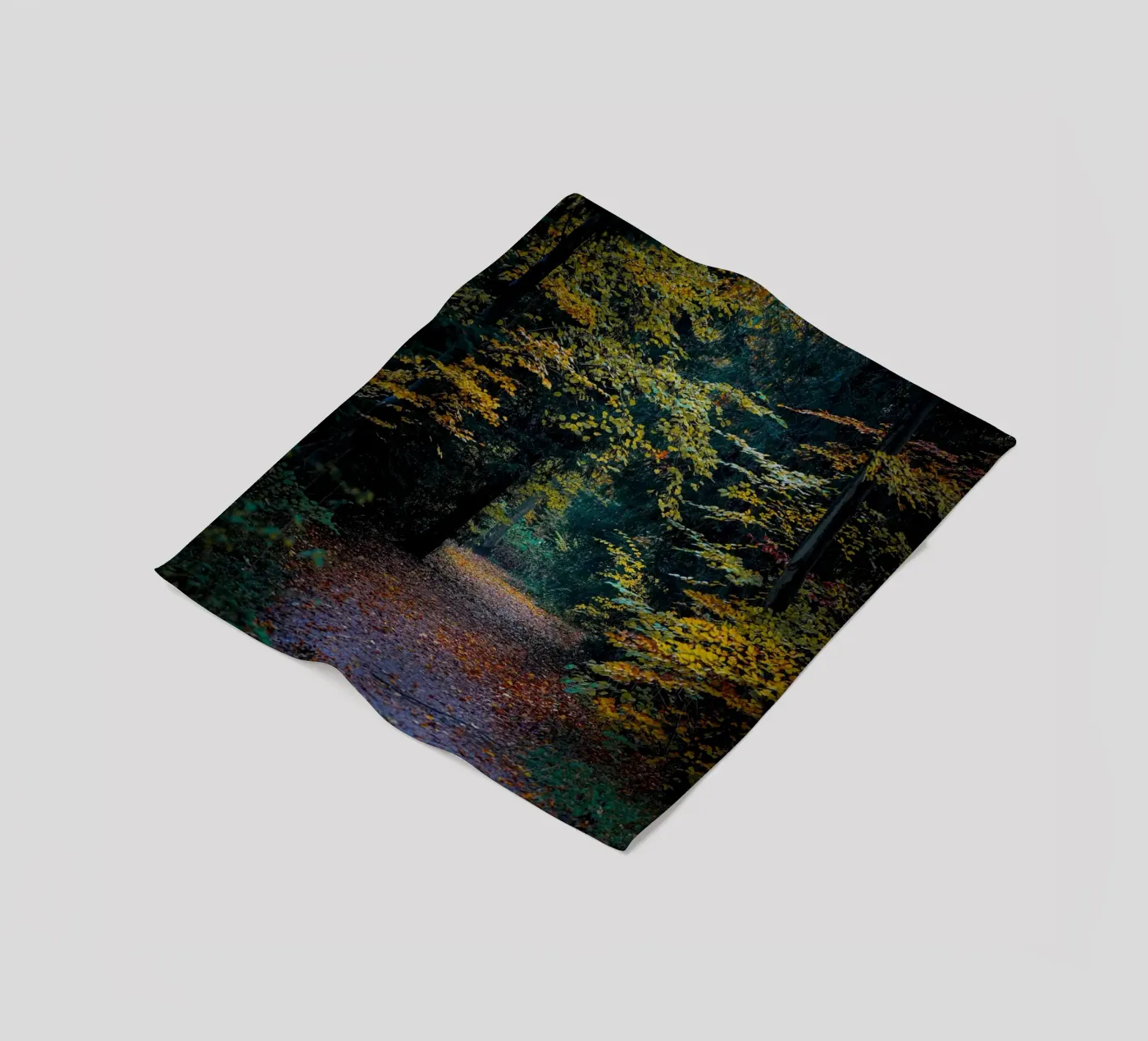 Forest pathway Fleecedecke von Tom's Wildlife